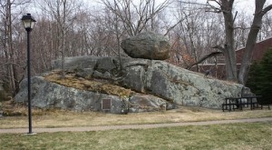 Sampson's Rock in Madison is a special place, named after the biblical strong man. This is a glacial erratic, a "rocking stone" and, in this taxonomy, a Notable Stone.